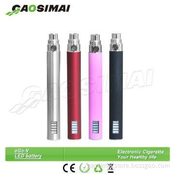 eGo lcd battery fancy colors ego-v lcd/ego led battery hot selling ego